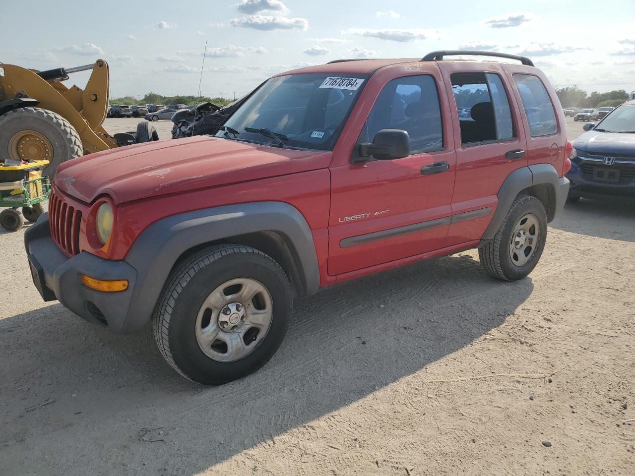 JEEP LIBERTY SP 2003 red  gas 1J4GK48K03W721551 photo #1