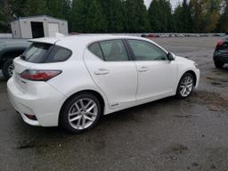 LEXUS CT 200 2014 white  hybrid engine JTHKD5BH5E2196038 photo #4