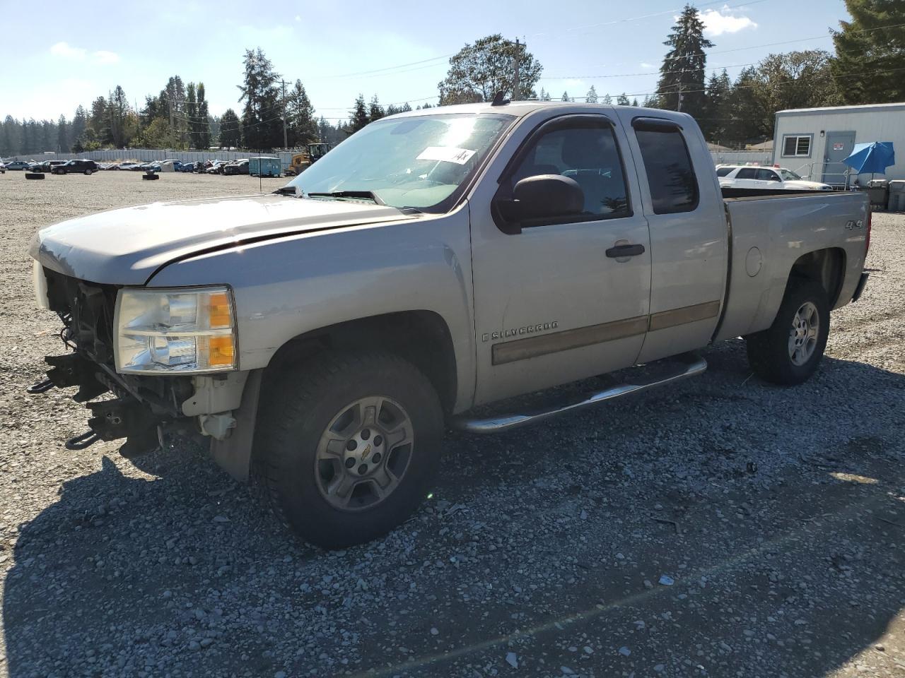 CHEVROLET SILVERADO 2009 gray  flexible fuel 1GCEK29069Z262127 photo #1