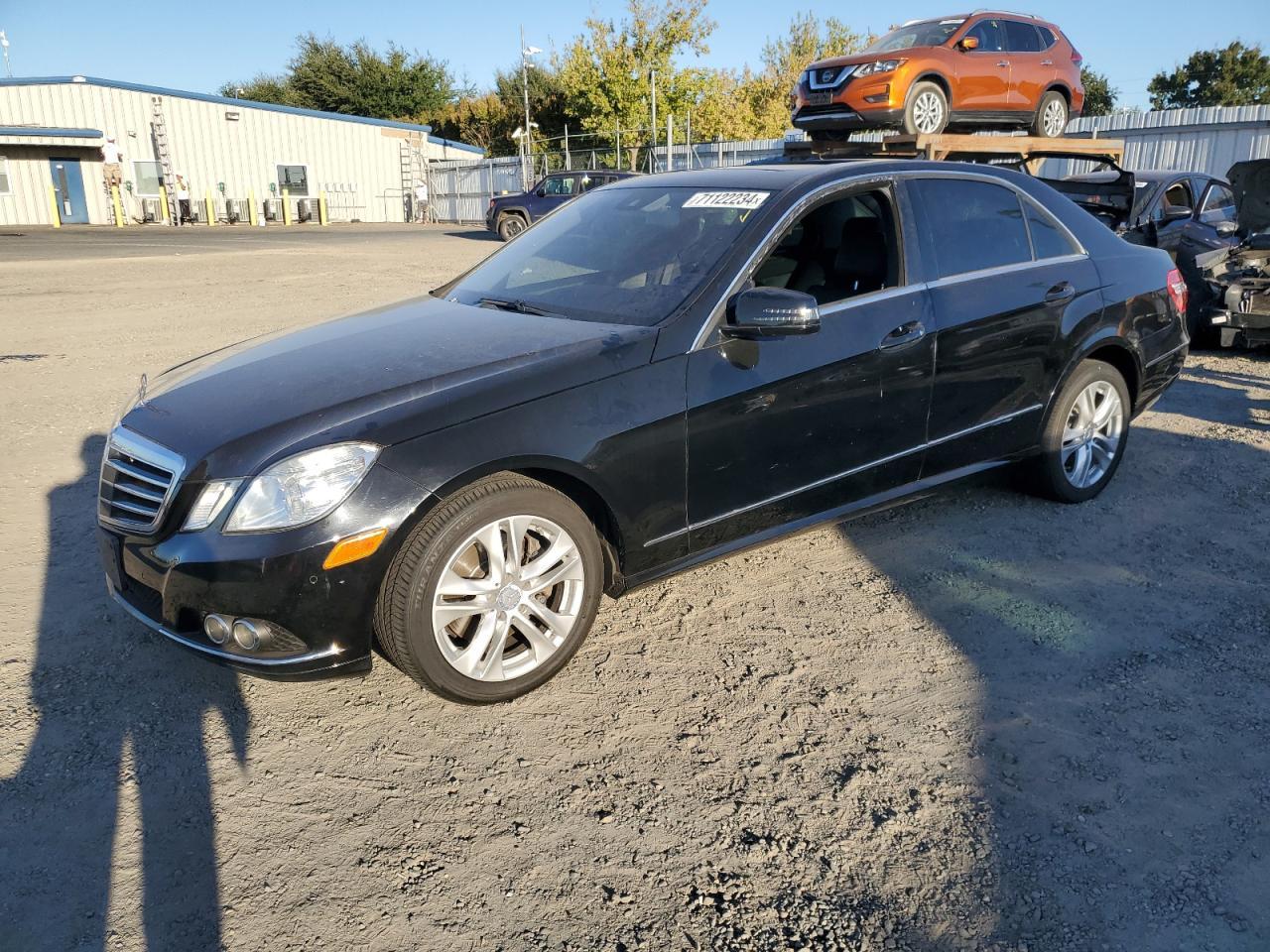 MERCEDES-BENZ E 350 2011 black sedan 4d gas WDDHF5GB1BA366140 photo #1