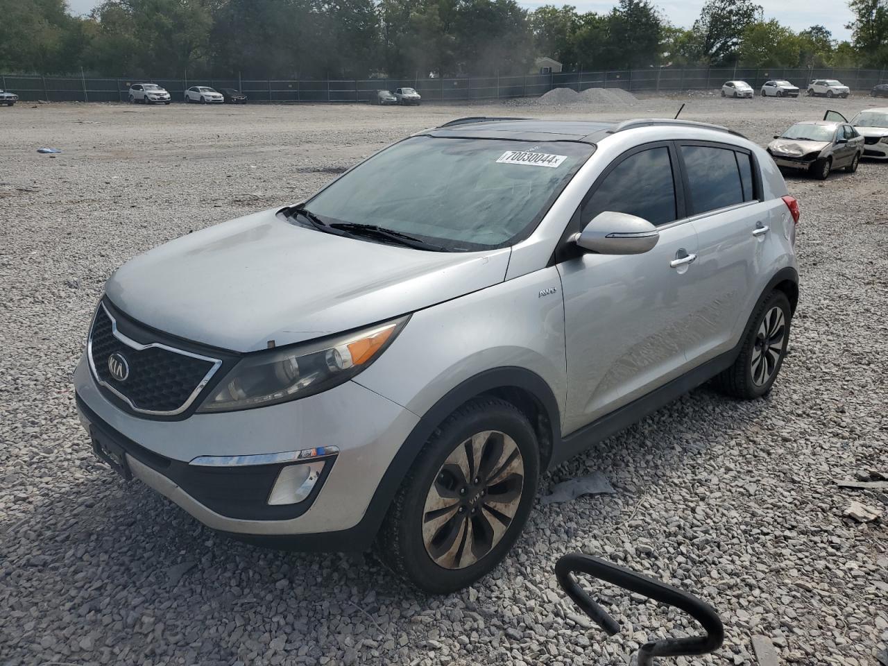 KIA SPORTAGE S 2013 silver 4dr spor gas KNDPCCA67D7505072 photo #1