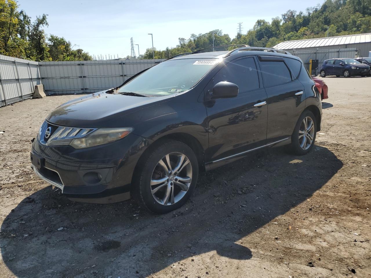 NISSAN MURANO S 2009 black  gas JN8AZ18W09W121411 photo #1