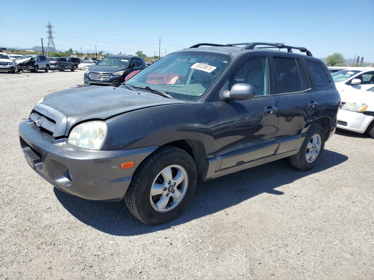 HYUNDAI SANTA FE G 2006 gray 4dr spor gas KM8SC13DX6U107994 photo #1