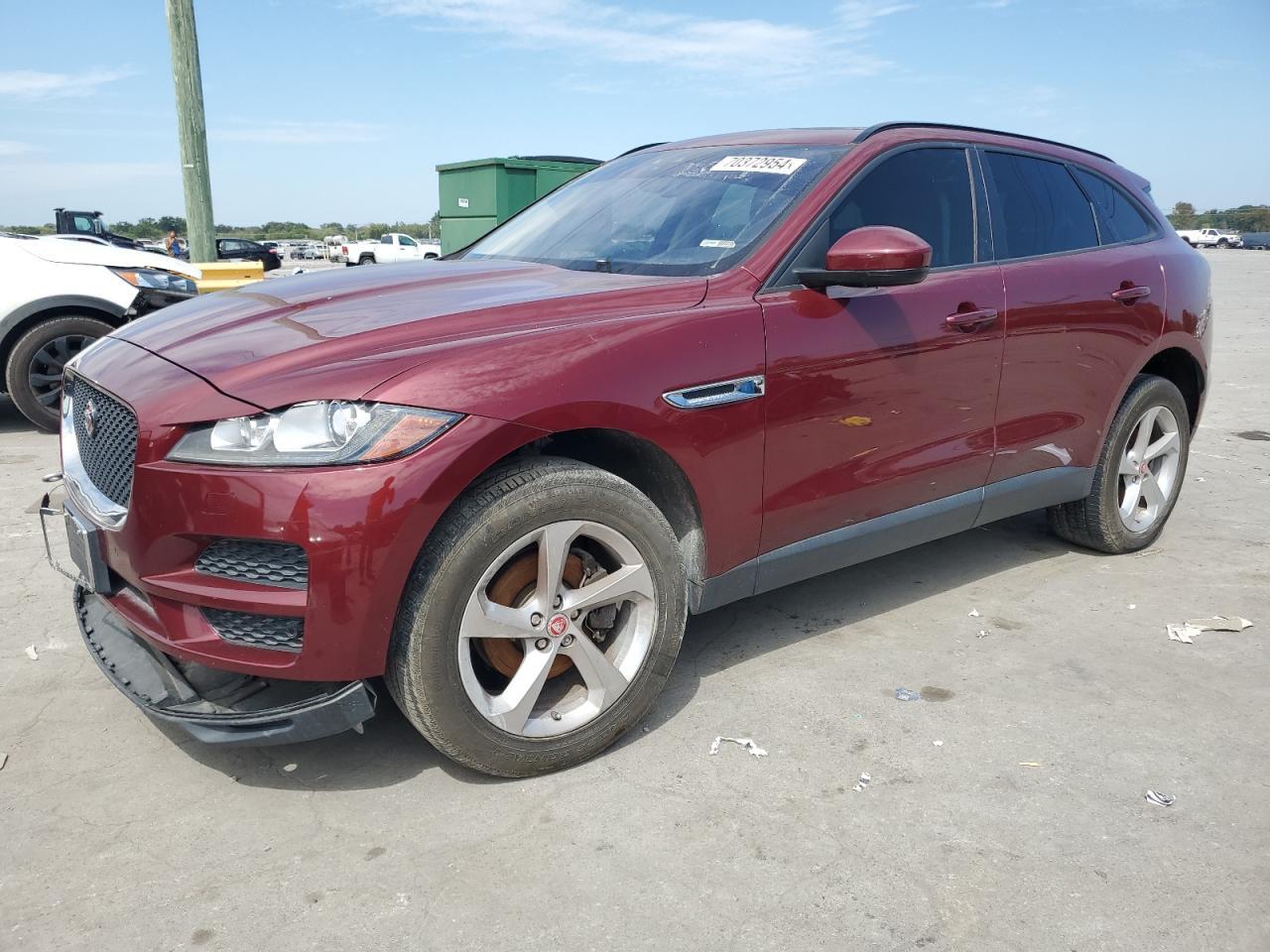 JAGUAR F-PACE PRE 2017 burgundy 4dr spor diesel SADCJ2BN9HA494612 photo #1