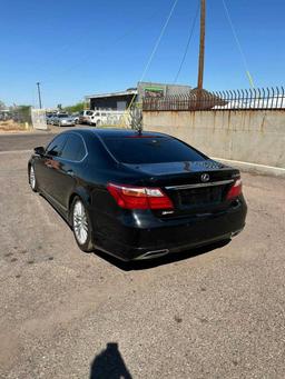 LEXUS LS 460 2012 black  gas JTHBL5EF7C5109622 photo #4