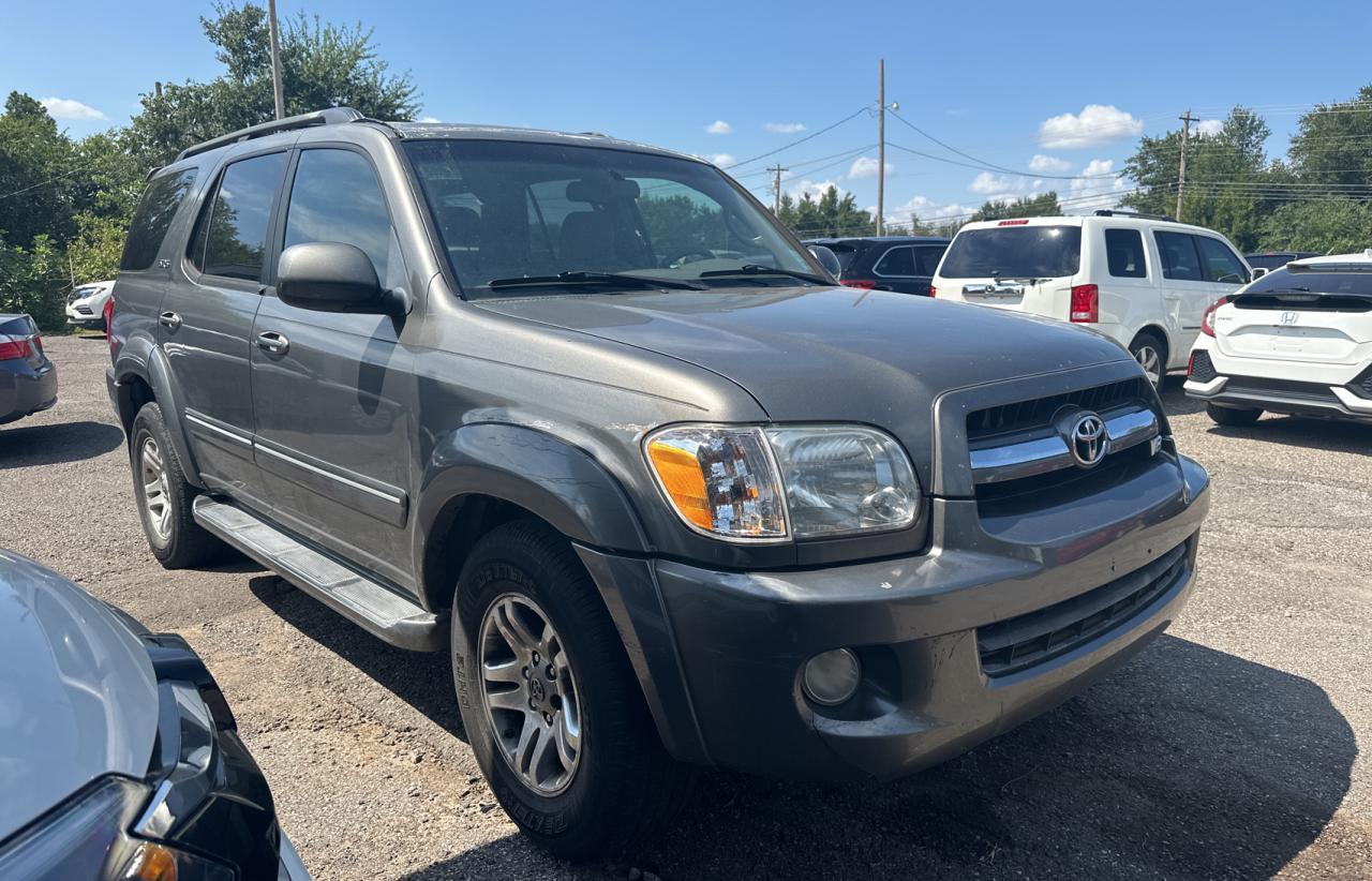 TOYOTA SEQUOIA SR 2005 gray 4dr spor gas 5TDZT34A45S261381 photo #1