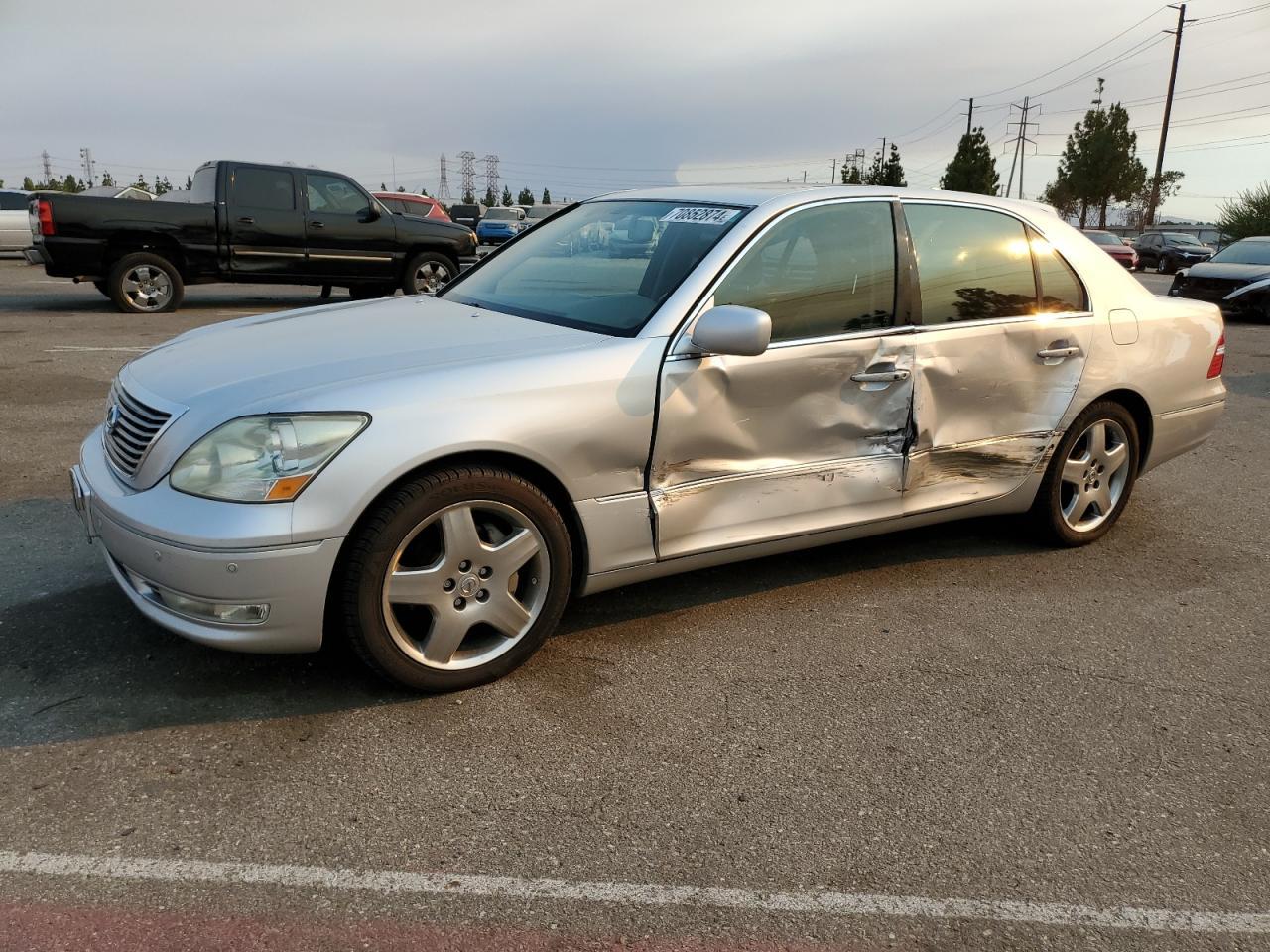 LEXUS LS 430 2005 silver  gas JTHBN36F655009317 photo #1