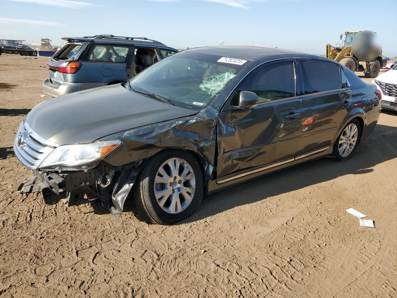 TOYOTA AVALON BAS 2012 gray  gas 4T1BK3DB6CU460479 photo #1