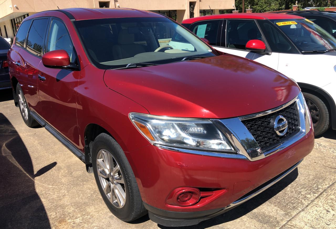 NISSAN PATHFINDER 2014 red 4dr spor gas 5N1AR2MN7EC728606 photo #1