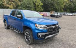 CHEVROLET COLORADO Z 2022 blue  gas 1GCGTDEN1N1200985 photo #2