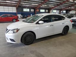 NISSAN SENTRA S 2019 white  gas 3N1AB7AP2KY352057 photo #2