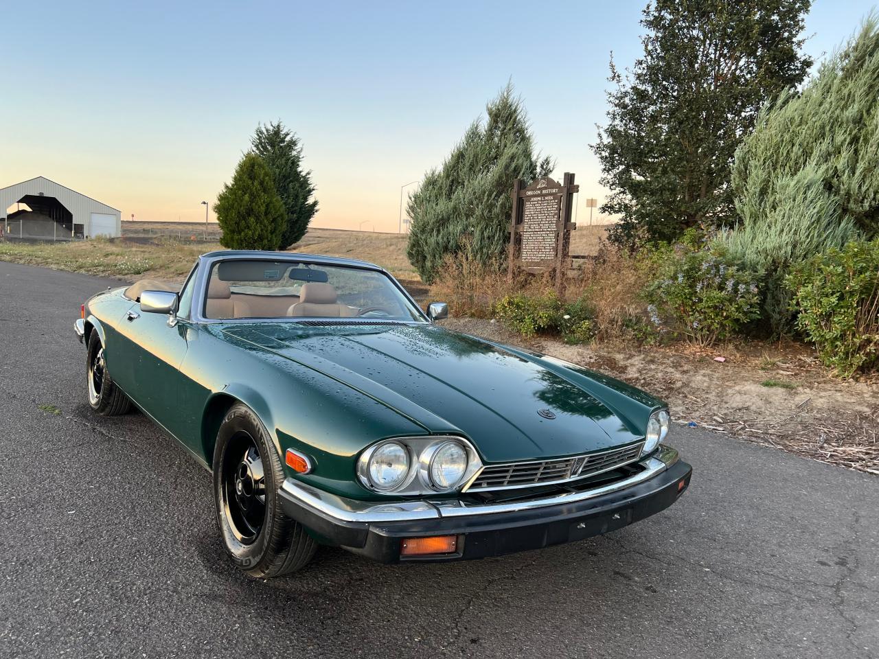 JAGUAR XJS 1987 green coupe gas SAJNV584XHC136093 photo #1