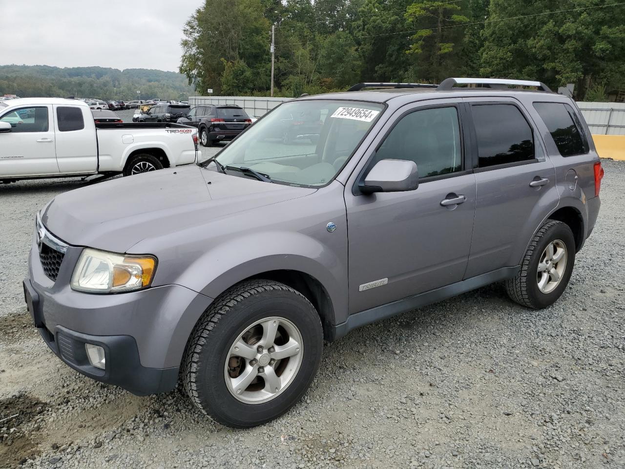 MAZDA TRIBUTE HY 2008 gray  hybrid engine 4F2CZ49H58KM24132 photo #1