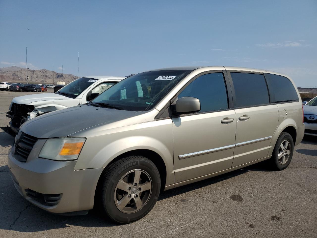 DODGE GRAND CARA 2008 tan  gas 1D8HN54P38B147939 photo #1