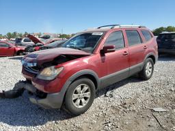 KIA BORREGO LX 2009 red  gas KNDJJ741995012046 photo #2