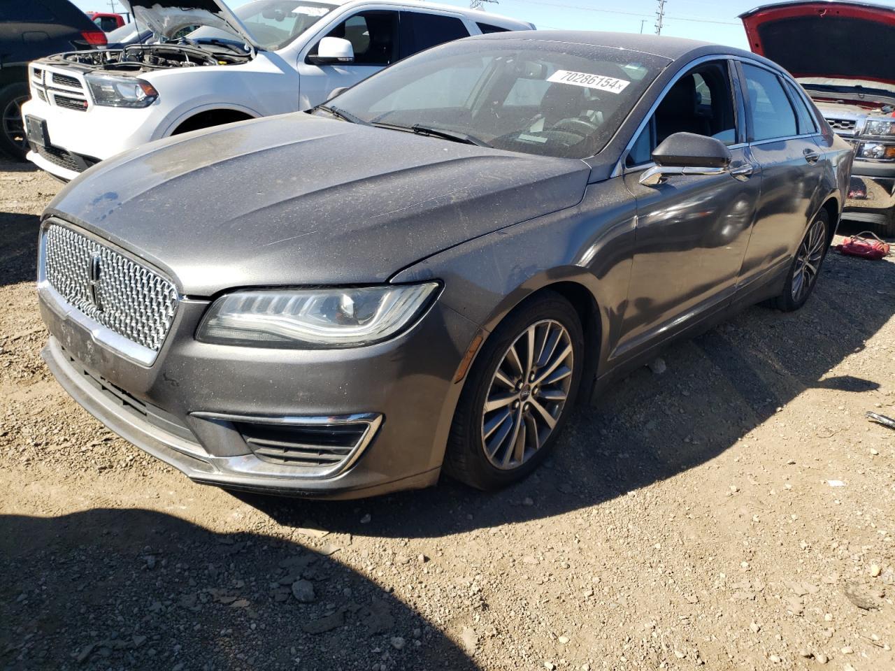 LINCOLN MKZ HYBRID 2017 gray sedan 4d hybrid engine 3LN6L5KU2HR664936 photo #1