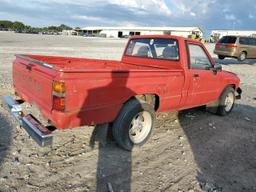 TOYOTA PICKUP 1/2 1988 red pickup gas JT4RN50R2J5168604 photo #4