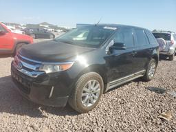 FORD EDGE SEL 2012 black  gas 2FMDK3J90CBA95393 photo #2