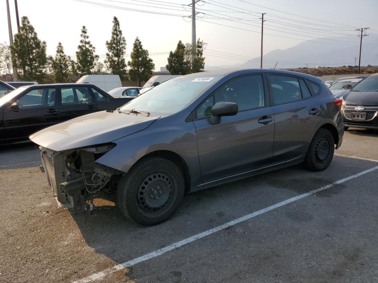 SUBARU IMPREZA 2019 blue  gas 4S3GTAB69K3710769 photo #1