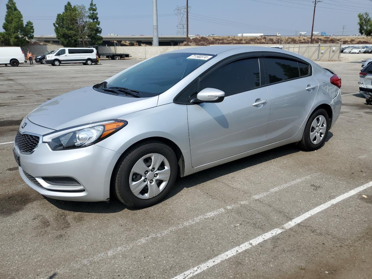 KIA FORTE LX 2016 silver  gas KNAFX4A63G5498947 photo #1