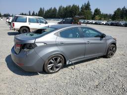 HYUNDAI ELANTRA SE 2014 gray sedan 4d gas 5NPDH4AE3EH490102 photo #4