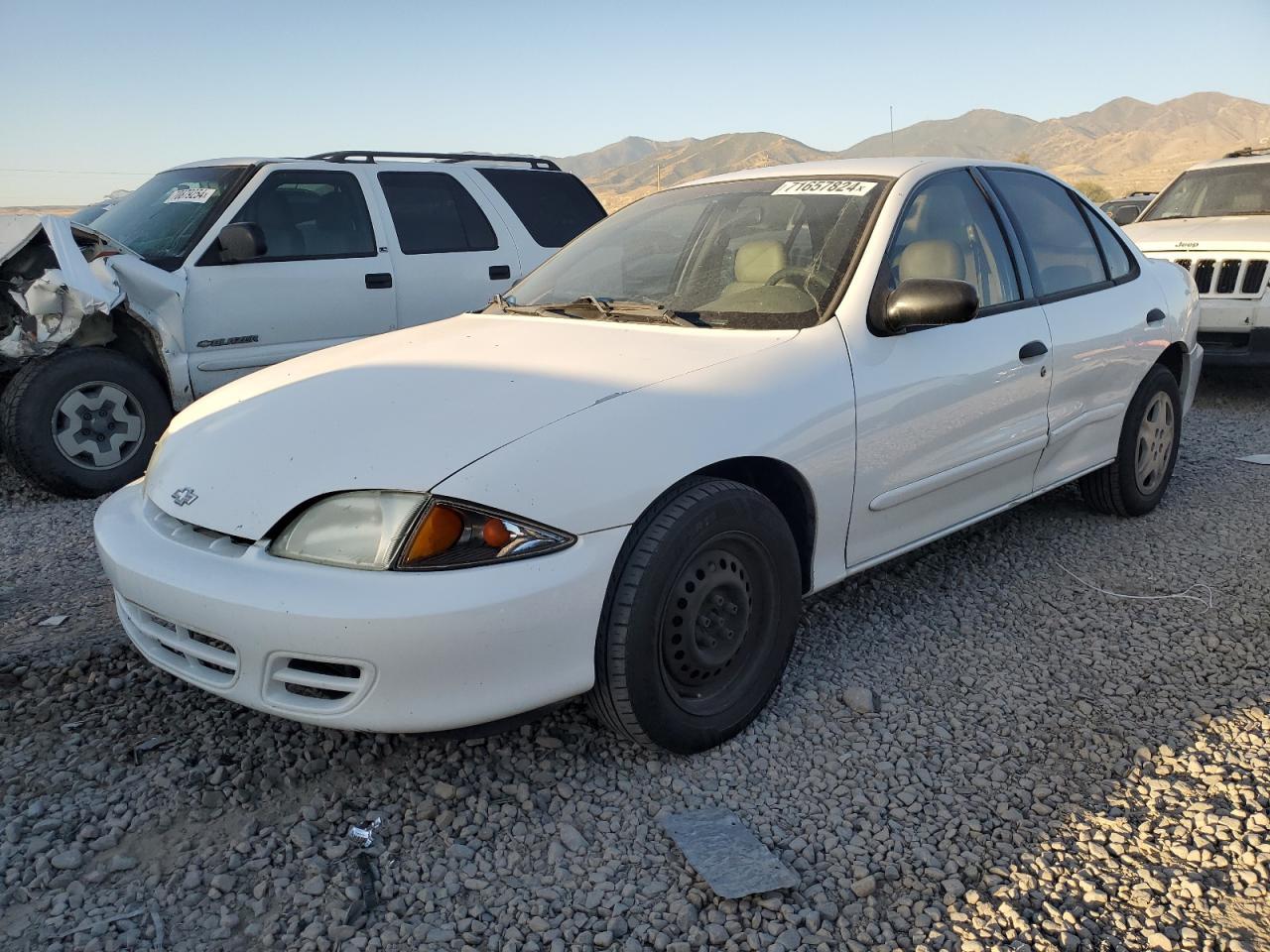 CHEVROLET CAVALIER B 2001 white  convertible to gaseous powered 3G1JC52441S229129 photo #1