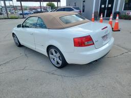 AUDI A4 S-LINE 2006 white  gas WAUBC48H06K009650 photo #4