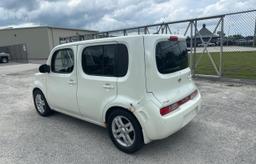 NISSAN CUBE BASE 2009 white 4dr spor gas JN8AZ28R59T122412 photo #4