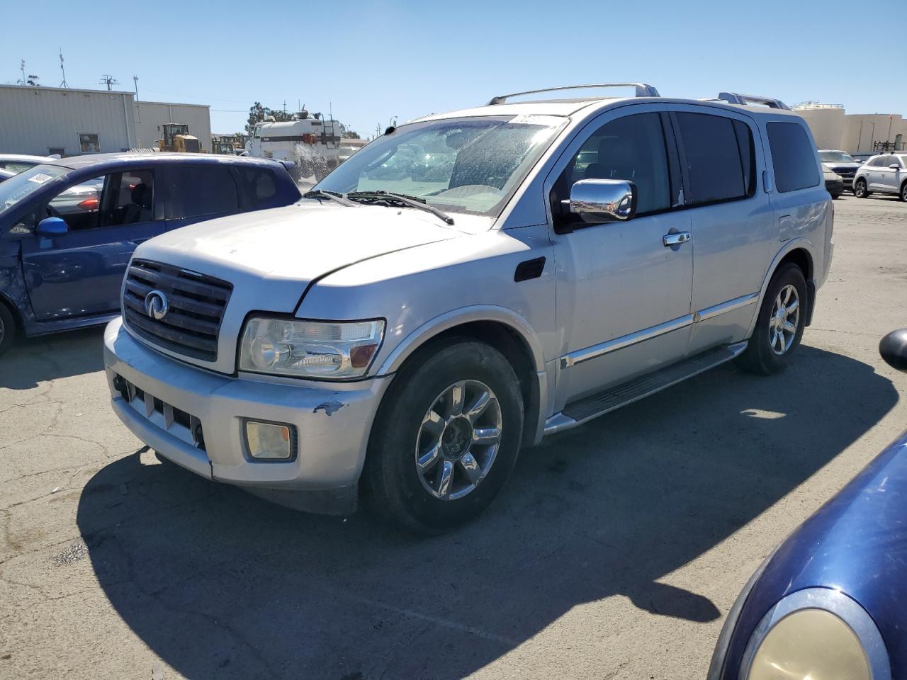 INFINITI QX56 2005 silver  gas 5N3AA08C25N804426 photo #1