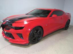 CHEVROLET CAMARO SS 2016 red coupe gas 1G1FG1R75G0148272 photo #3