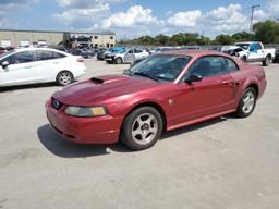 FORD MUSTANG 2004 red  gas 1FAFP40464F103271 photo #2