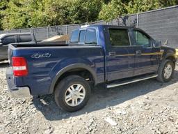 FORD F150 SUPER 2008 blue crew pic gas 1FTPW145X8FA45190 photo #4