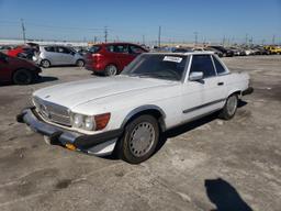 MERCEDES-BENZ 560 SL 1986 white converti gas WDBBA48D5GA042820 photo #2