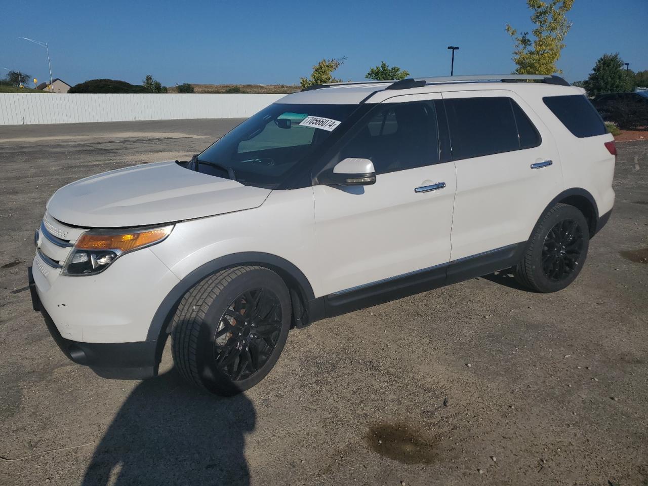 FORD EXPLORER L 2011 white  gas 1FMHK7F86BGA71938 photo #1