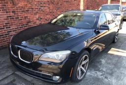 BMW 750 LXI 2012 black sedan 4d gas WBAKC8C58CC435970 photo #3