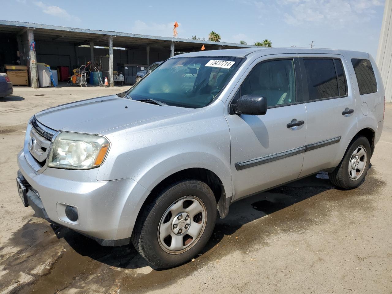 HONDA PILOT LX 2011 silver 4dr spor gas 5FNYF3H27BB038130 photo #1