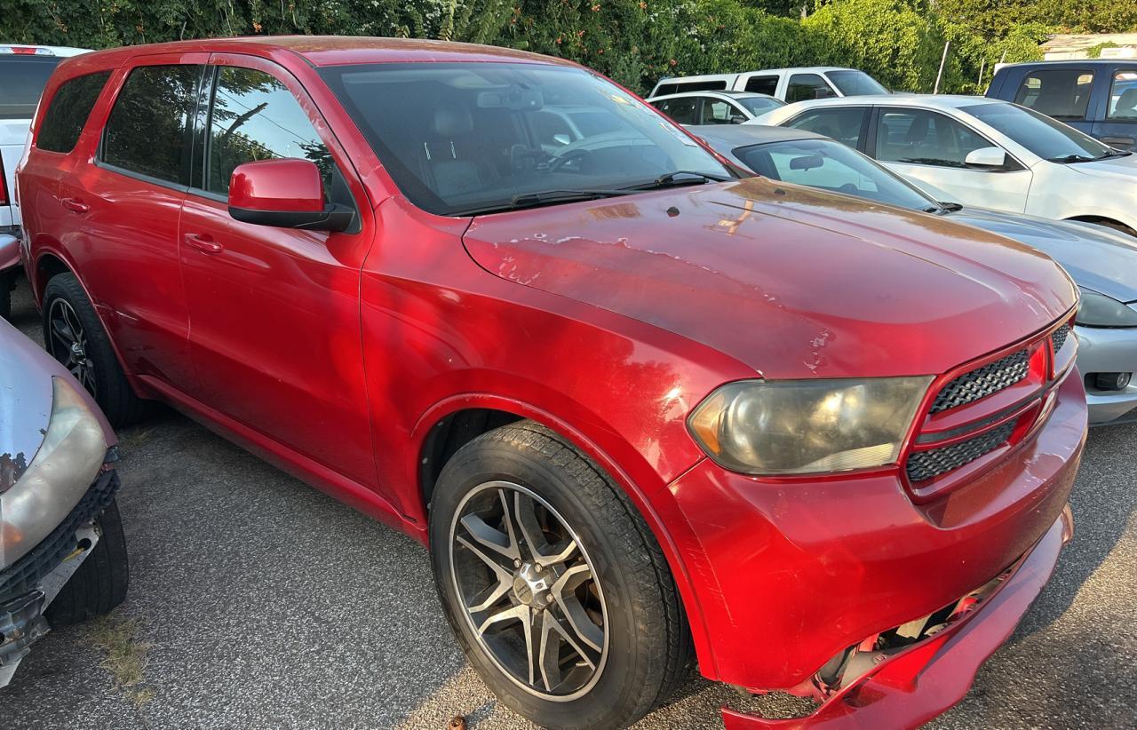 DODGE DURANGO R/ 2012 red 4dr spor gas 1C4SDHCT5CC121787 photo #1