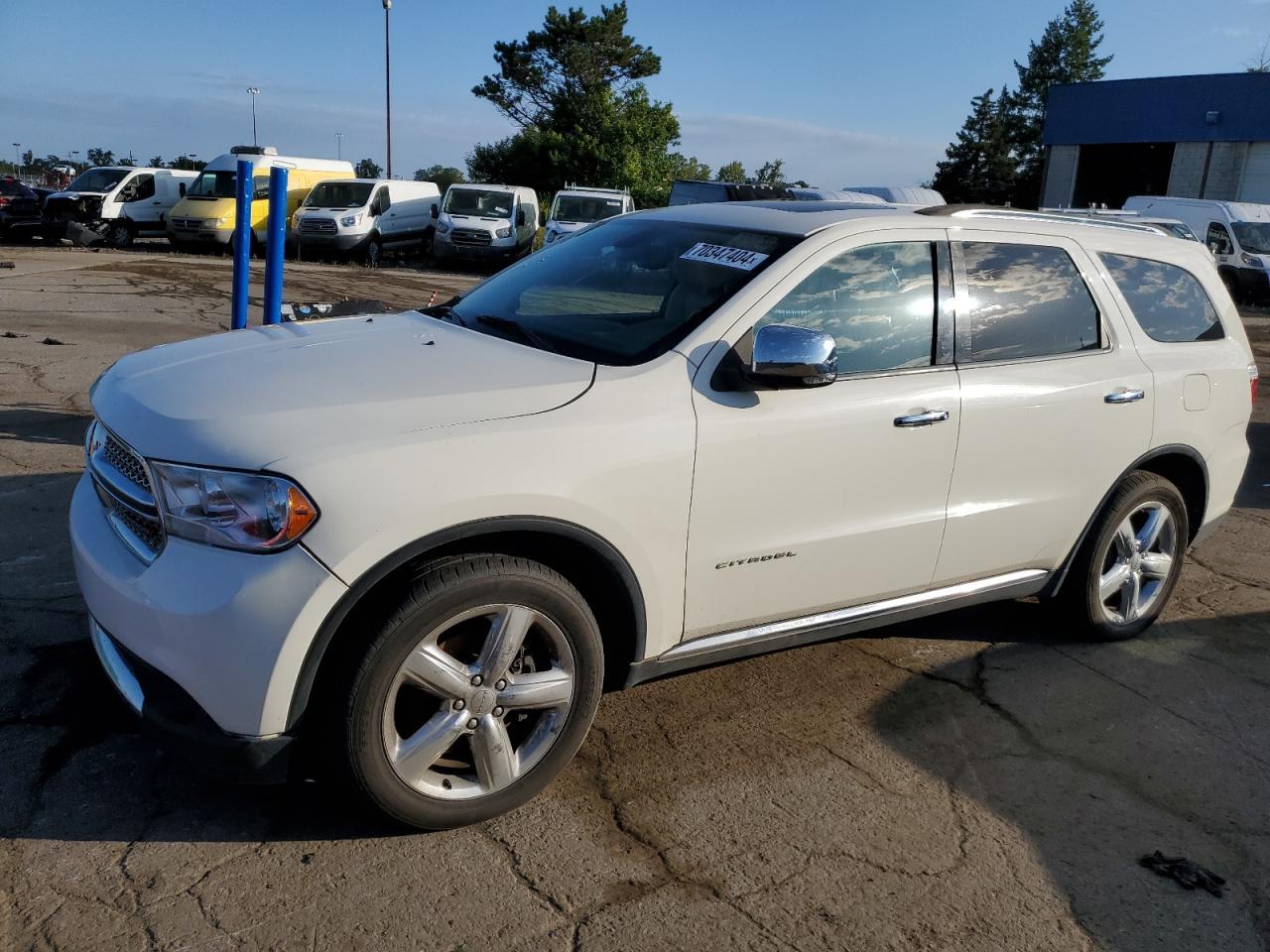 DODGE DURANGO CI 2012 white 4dr spor gas 1C4SDJET7CC322790 photo #1