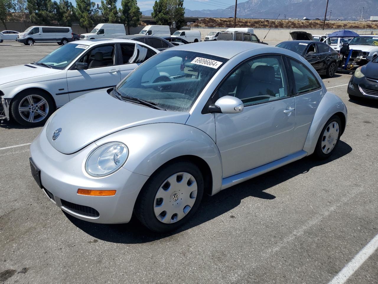 VOLKSWAGEN NEW BEETLE 2007 silver  gas 3VWEG31C17M508896 photo #1