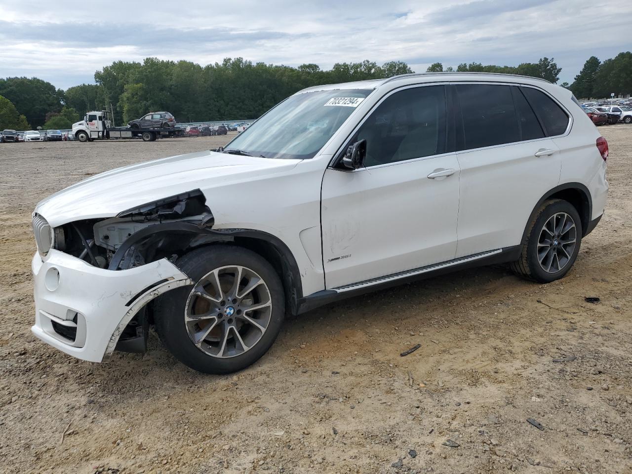 BMW X5 XDRIVE3 2014 white  gas 5UXKR0C57E0H19535 photo #1