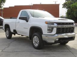 CHEVROLET SILVERADO 2022 white  diesel 1GC3YNEY6NF207269 photo #2