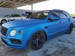 BENTLEY BENTAYGA 2019 blue  gas SJAAM4ZV3KC024486 photo #2