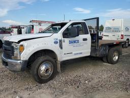 FORD F450 SUPER 2017 white chassis diesel 1FDUF4GT7HED53997 photo #2