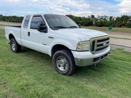 FORD F250 SUPER 2007 white 4dr ext diesel 1FTSX21P37EA65238 photo #2