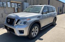 NISSAN ARMADA SV 2019 silver  gas JN8AY2ND5K9092889 photo #3