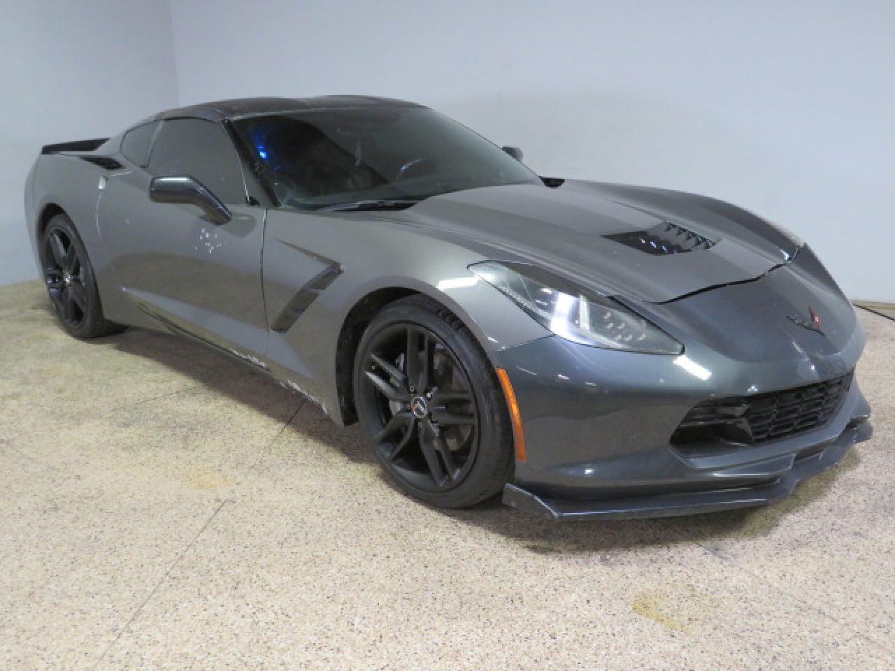 CHEVROLET CORVETTE S 2015 charcoal coupe gas 1G1YD2D7XF5113257 photo #1