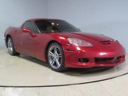 CHEVROLET CORVETTE 2008 red  gas 1G1YY26W285105312 photo #2