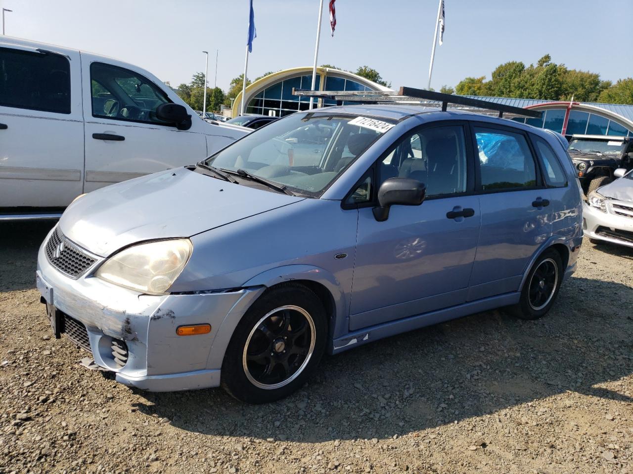 SUZUKI AERIO 2006 blue  gas JS2RD62H965351279 photo #1