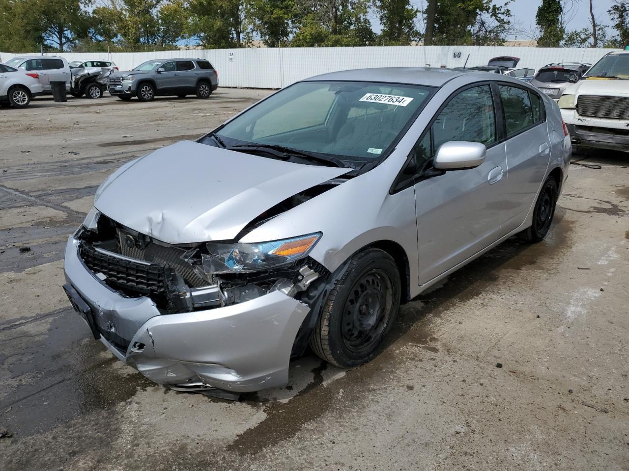 HONDA INSIGHT LX 2010 silver  hybrid engine JHMZE2H50AS008639 photo #1