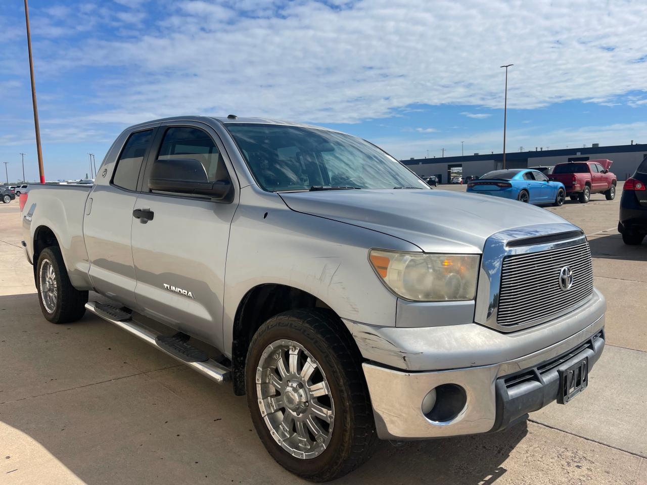 TOYOTA TUNDRA DOU 2012 white crew pic gas 5TFRM5F10CX040423 photo #1